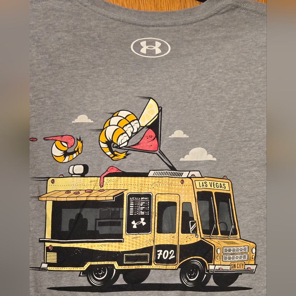 Under Armour Las Vegas Sin City Gray T-shirt SzXL - Picture 8 of 8